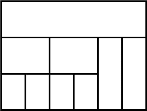 Sortimentskasten B240xT195xH43mm 9 Fächer transparent dunkelblau RAACO – Ansicht 3