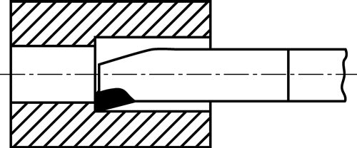 Inneneckdrehmeißel DIN 4974 ISO9 8 x 8 mm rechts WILKE – Ansicht 3