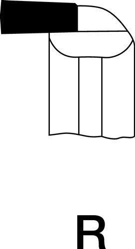 Hakendrehmeißel 16 x 16 mm rechts WILKE – Ansicht 3