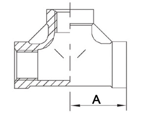 Gewindefitting T-Stück 90° IG NPS=3/4 ? 307 SPRINGER - VPE: 10 – Ansicht 3
