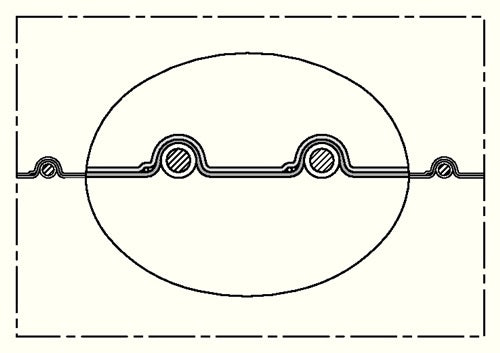 Absaug- und Gebläseschlauch SuperFlex PVC 372 Innen-Ø 32 mm Außen-Ø 3800 mm 3 mm Länge 15 m Rolle NORRES - VPE: – Ansicht 3