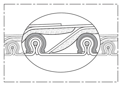 Absaug- und Gebläseschlauch CP HiTex 486 Innen-Ø 200-203 mm Außen-Ø 21800 mm 9 mm Länge 3 m Rolle NORRES - VPE: 3 – Ansicht 3