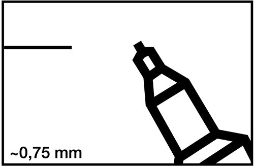 Permanentmarker 404 grün Strichbreite 075 mm Rundspitze EDDING - VPE: 10 – Ansicht 3