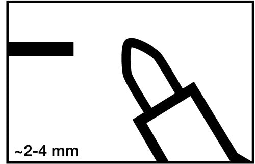 Lackmarker 750 gelb Strichbreite 2-4 mm Rundspitze EDDING - VPE: 10 – Ansicht 3