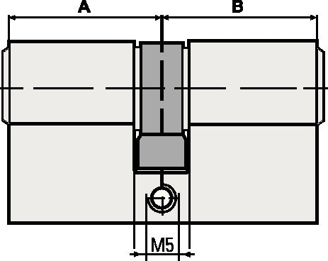 Profildoppelzylinder PZ 8800 31/31 mm Anzahl Schlüssel 3 verschiedenschließend BKS – Ansicht 3