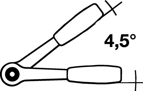 Bit-/Hebelumschaltknarre 419 B QR 1/4 ? mit Ausdrückfunktion Länge 115 mm 80 Zähne STAHLWILLE – Ansicht 4