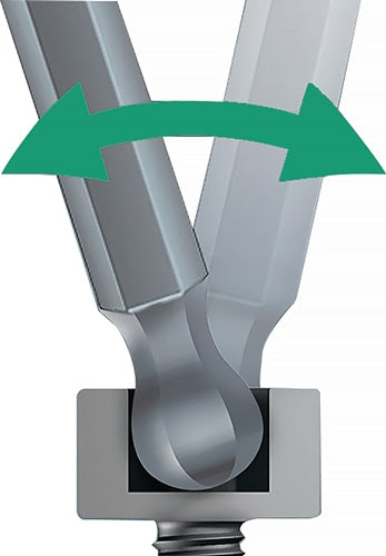 Schraubendreher 352 Größe 12 mm Klingenlänge 150 mm 1-Komponentengriff WERA – Ansicht 6