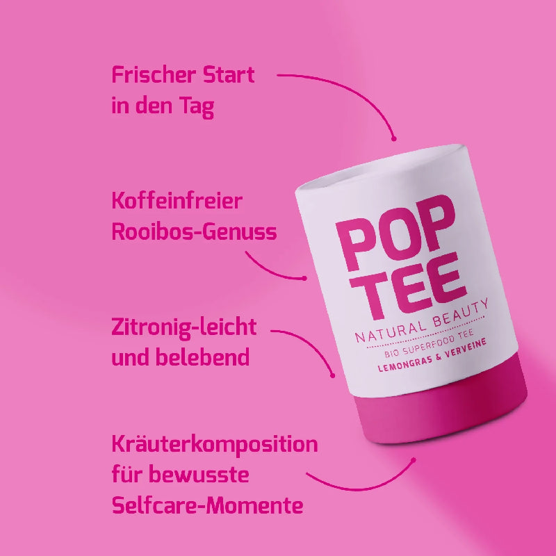Natural Beauty - Lemongras & Verveine | Bio-Tee – POP TEE – Ansicht 3