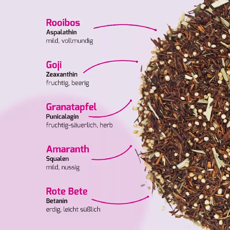 Natural Beauty - Goji Rooibos | Bio-Tee – POP TEE – Ansicht 4