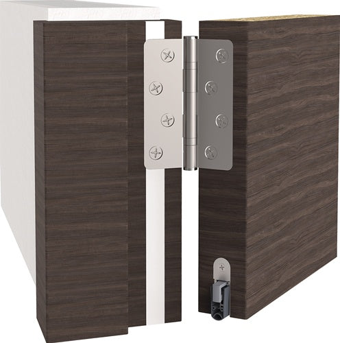 Türdichtung Schall-Ex® L-15/30 WS 1-880 1-seitig Länge 1083 mm Aluminium silberfarben eloxiert grau Holztüren – Ansicht 3