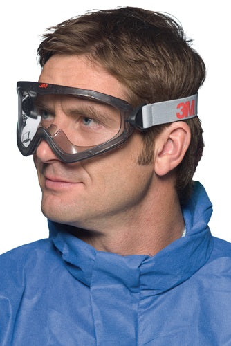 Vollsichtschutzbrille 2890A EN 166 EN 170 Scheibe klar indirekt belüftet (Acetat) Acetat 3M – Ansicht 3