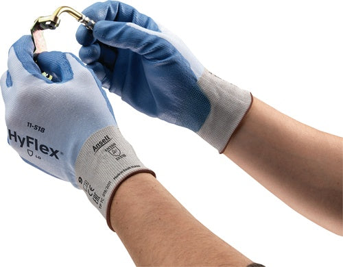 Schnittschutzhandschuhe HyFlex® 11-518 Größe 9 blau EN 388 PSA-Kategorie II 12 Paar ANSELL - VPE: 12 – Ansicht 4