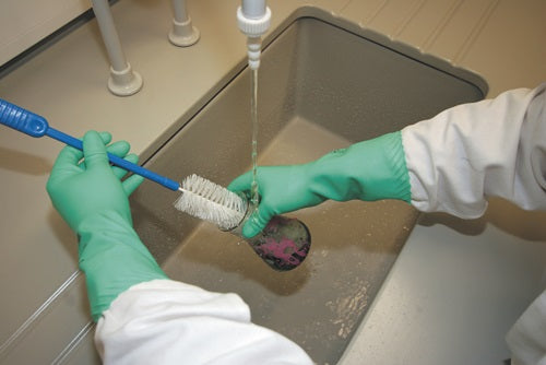 Chemikalienhandschuhe Lapren 706 Größe 10 grün EN 388 EN 374 PSA-Kategorie III HONEYWELL - VPE: 10 – Ansicht 3