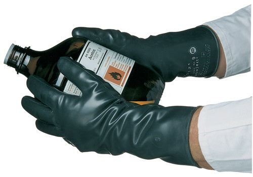 Chemikalienhandschuhe Butoject 898 Größe 9 schwarz EN 388 EN 374 PSA-Kategorie III HONEYWELL