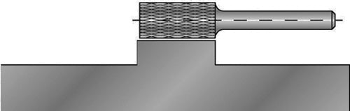 Frässtift ZYA Ø 16 mm Kopflänge 25 mm Schaft-Ø 6 mm Hartmetall Blank Verzahnung KVZ 4 RUKO – Ansicht 4
