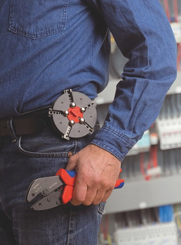 Crimpzange MultiCrimp® Länge 250 mm 5 Wechseleinsätze KNIPEX – Ansicht 4