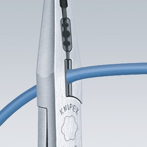 Verdrahtungszange Länge 160 mm 05-075 / 15 / 25 mm² poliert Kunststoffüberzug KNIPEX – Ansicht 4