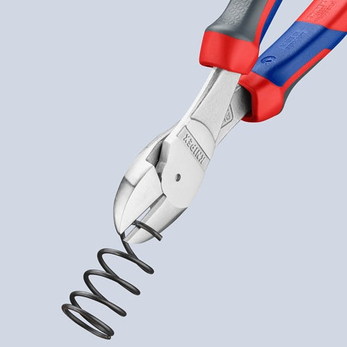 Kraftseitenschneider Länge 180 mm Form 0 Mehrkomponenten-Hüllen KNIPEX – Ansicht 6