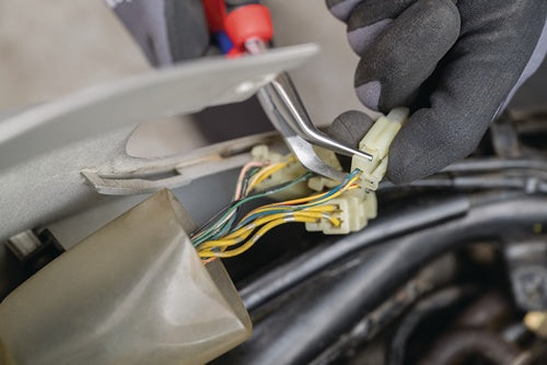 Flachrundzange Länge 200 mm verchromt 40° gewinkelt Mehrkomponenten-Hüllen KNIPEX – Ansicht 6