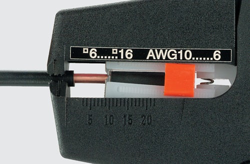 Automatikabisolierzange Stripax® 16 Länge 190 mm 6 - 16 (AWG 10 6) mm² weißMÜLLER – Ansicht 4