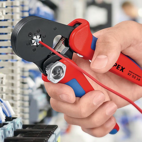 Aderendhülsenzange Gesamtlänge 180 mm 008 - 16 (AWG 28 - 6) mm² brüniert Mehrkomponenten-Hüllen KNIPEX – Ansicht 5