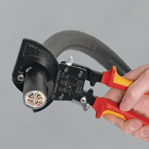 Kabelschneider Gesamtlänge 320 mm max 60 (600 mm²) mm poliert Mehrkomponenten-Hüllen VDE KNIPEX – Ansicht 3