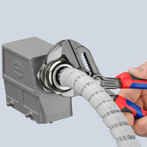Zangenschlüssel Länge 180 mm schwarz atramentiert Spannweiße 40 mm Mehrkomponenten-Hüllen KNIPEX – Ansicht 4