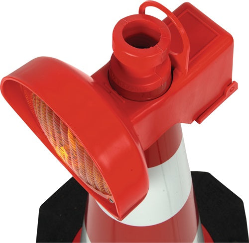 Leitkegel-LED-Leuchte ConeFix gelb einseitig gelb HORIZONT – Ansicht 4