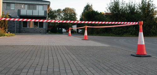Leitkegelaufsatz ALCT Gurtband 9 m orange ALLROUNDLINE – Ansicht 3