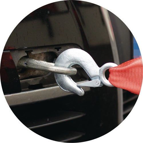 Auto-Abschleppseil 4000 kg Polypropylen elastisch Schwerlasthaken/Haken Länge 400 cm HP AUTOZUBEHÖR – Ansicht 4
