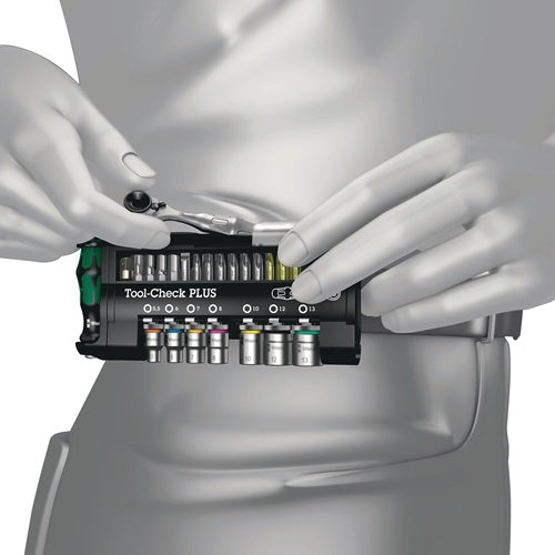 Bitsortiment BC 30 Zyklop Mini 1 30-teilig PH/PZD/T/Schlitz/6KT/Bitknarre WERA – Ansicht 3