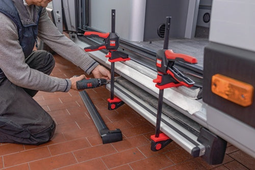Einhandzwinge EZ360 Spannweiße 450 mm Ausladung 80 mm Spreizweiße 195 - 615 mm BESSEY – Ansicht 3