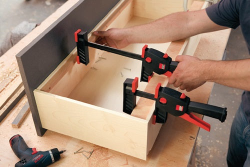 Einhandzwinge DuoKlamp Spannweiße 160 mm Ausladung 85 mm Spreizweiße 75 - 235 mm BESSEY – Ansicht 3