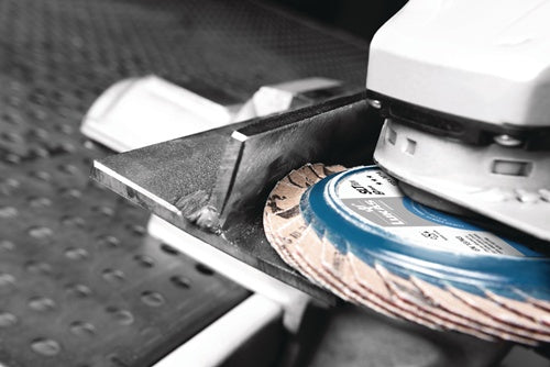 Fächerscheibe SLT flex Ø 125 mm Körnung 40 flach INOX Stahl Spezial-Zirkonkorund 10 LUKAS - VPE: 10 – Ansicht 5