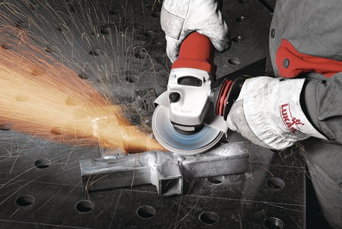 Fächerscheibe V2 POWER ZK Ø 125 mm Körnung 40 flach Stahl Zirkonkorund 10 LUKAS - VPE: 10 – Ansicht 4