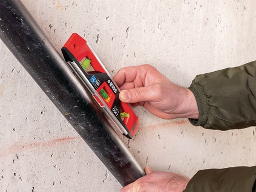 Torpedowasserwaage T PRO 23 cm Aluminium/ABS Kunststoff rot/schwarz 1 mm/m 1 mm/m SOLA – Ansicht 5