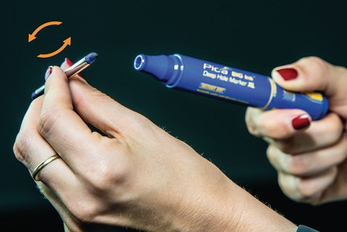 Permanentmarker BIG INK SMART-USE-MARKER XL schwarz Strichbreite 2 - 4 mm Rundspitze PICA – Ansicht 3