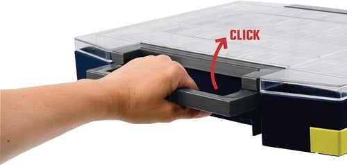 Sortimentskoffür boxxser B421xT361xH55mm 45 Fächer mit Profilraster RAACO – Ansicht 5