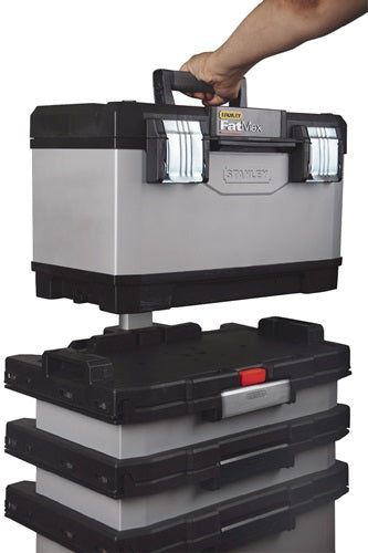 Rollende Werkstatt B568xT389xH893 mm Kunststoff und Metall abnehmbare Werkzeugbox STANLEY – Ansicht 4
