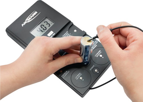 Batterie-/Akkutester für Akkus und Batterien 1 x 9V Blockbatterie ANSMANN – Ansicht 3