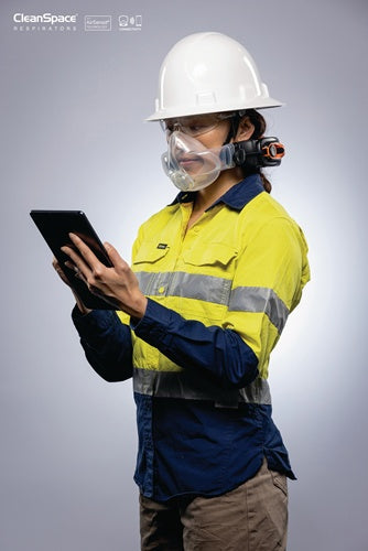 Halbmaske CleanSpace™ CST1034 / CST1035 / CST1036 CST1035 mit Ausatemventil mittel CLEANSPACE – Ansicht 4