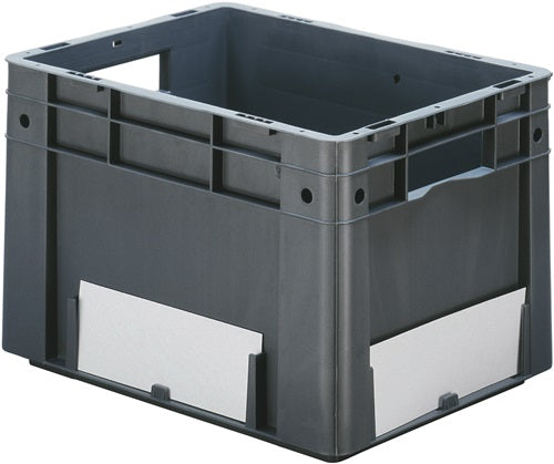Etikett weiß für Transportstapelkasten B 210 mm 50St/Btl LA-KA-PE