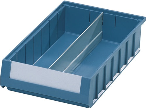 Längsteiler für Regalkasten L 500 x H 140 mm Stahlblech grau 10St/Btl