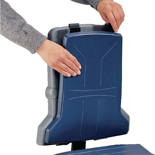 Polster Sintec Integralschaumpolster dunkelblau für Sitz/Lehne passend für Arbeitsdrehstuhl BIMOS