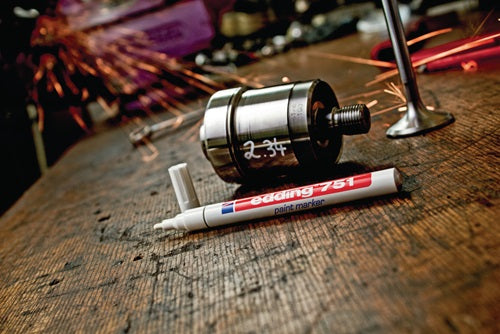Lackmarker 751 rot Strichbreite 1-2 mm Rundspitze EDDING - VPE: 10 – Ansicht 3