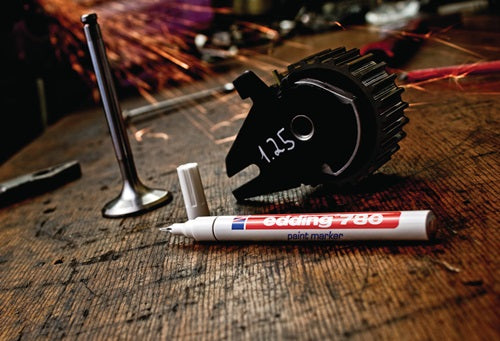 Lackmarker 780 weiß Strichbreite 08 mm Rundspitze EDDING - VPE: 10 – Ansicht 3