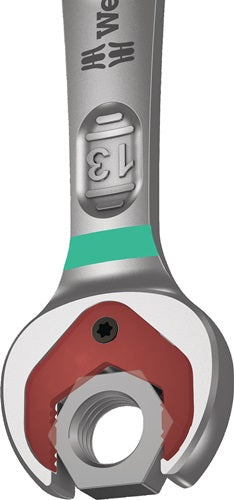 Maulringratschenschlüssel Joker Schlüsselweiße 11 mm Länge 165 mm umschaltbar Ringseite 15 ° WERA – Ansicht 6