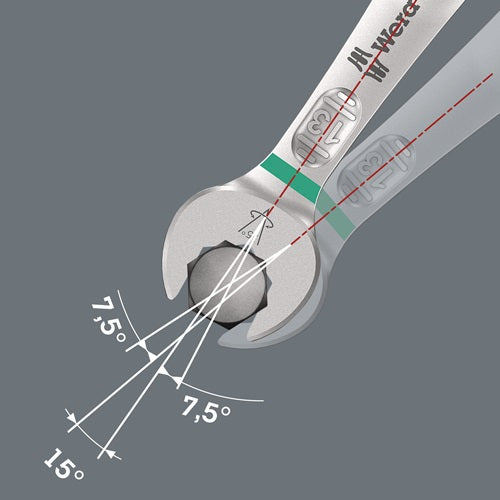 Ringmaulschlüssel 6003 Joker SW 55 mm Länge 105 mm Form A legierter Werkzeugstahl WERA – Ansicht 5