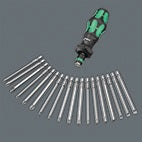 Bitsortiment KK Turbo 1 19-teilig Schlitz/PH/PZD/TORX®/6Kt WERA – Ansicht 4