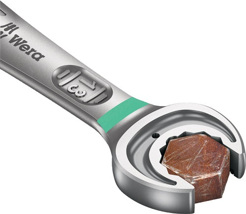 Maulringratschenschlüssel Joker Schlüsselweiße 13 mm Länge 179 mm umschaltbar Ringseite 15 ° WERA – Ansicht 4